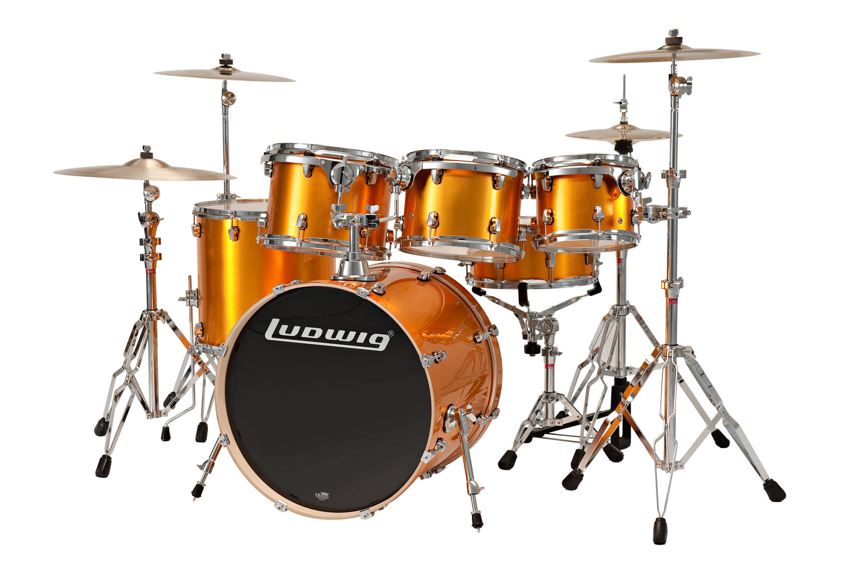 pearl drums orange